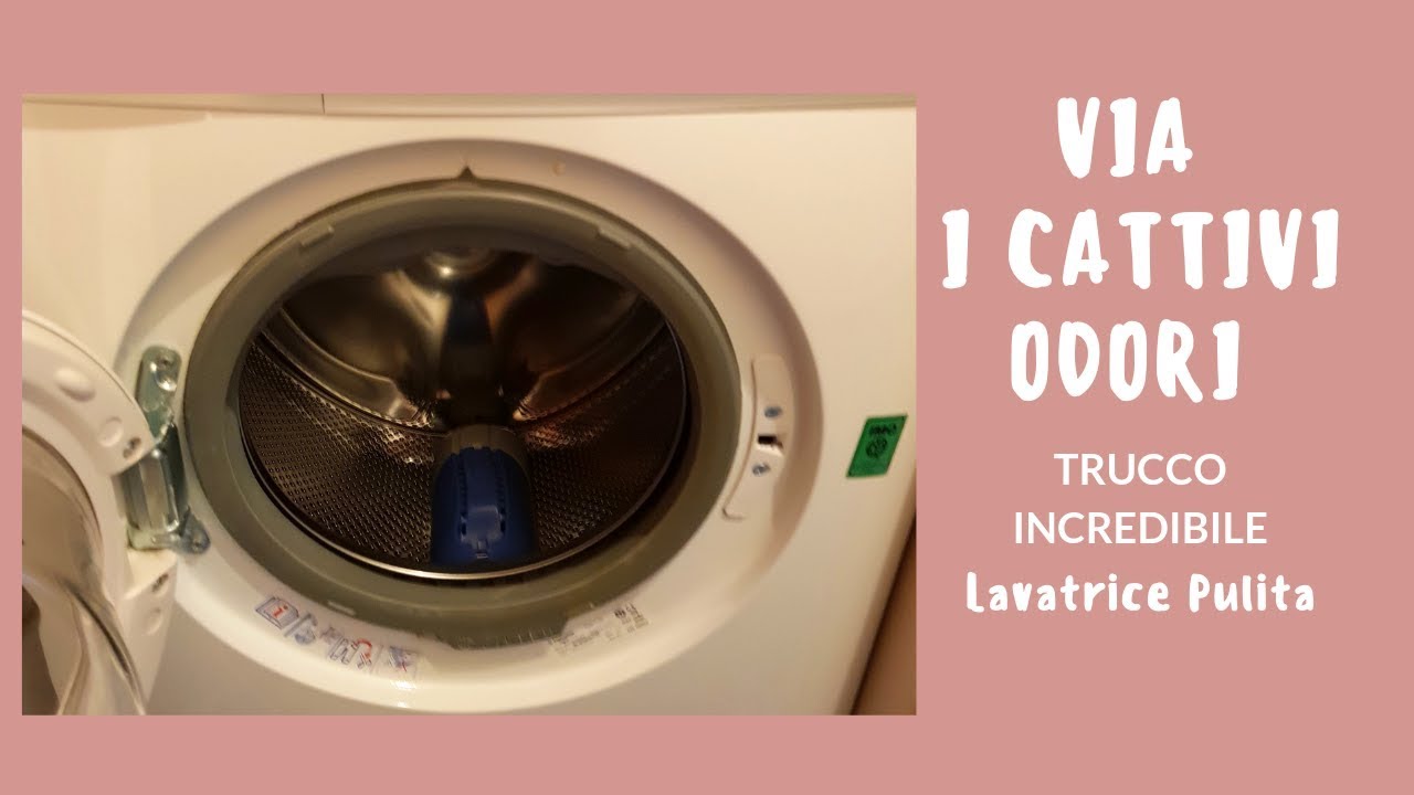 VIA I CATTIVI ODORI DELLA LAVATRICE CON QUESTO TRUCCO INCREDIBILE, MARLINDA CANONICO