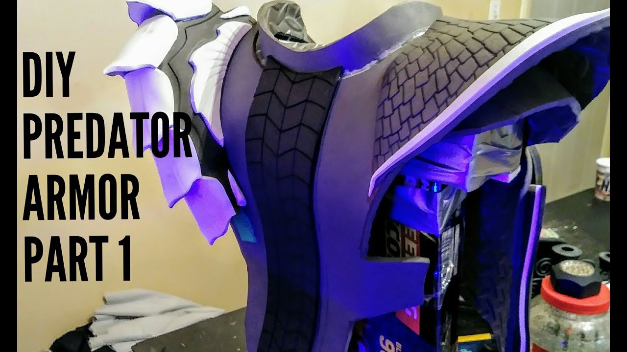 DIY Predator Cosplay armor build Part 1