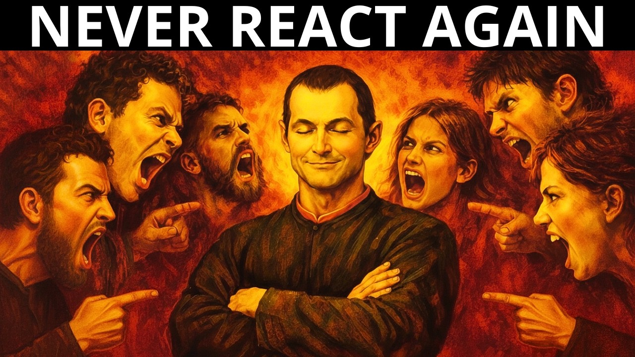 How To Never Get Or Angry Bothered By Anyone  |  Machiavelli's Darkest Power Lessons