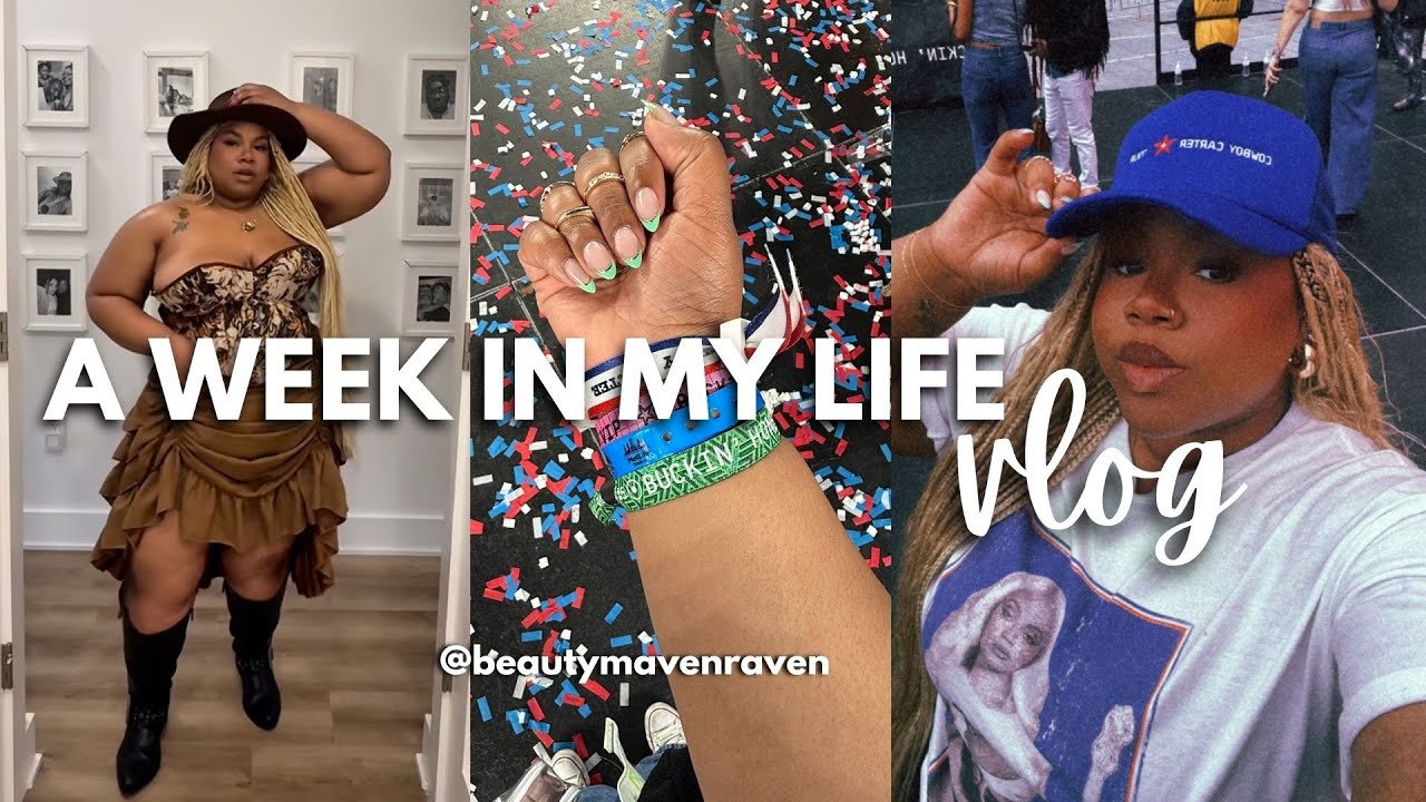 WEEKLY VLOG | Plus-Size Beauty and Fashion at Cowboy Carter Tour + MORE