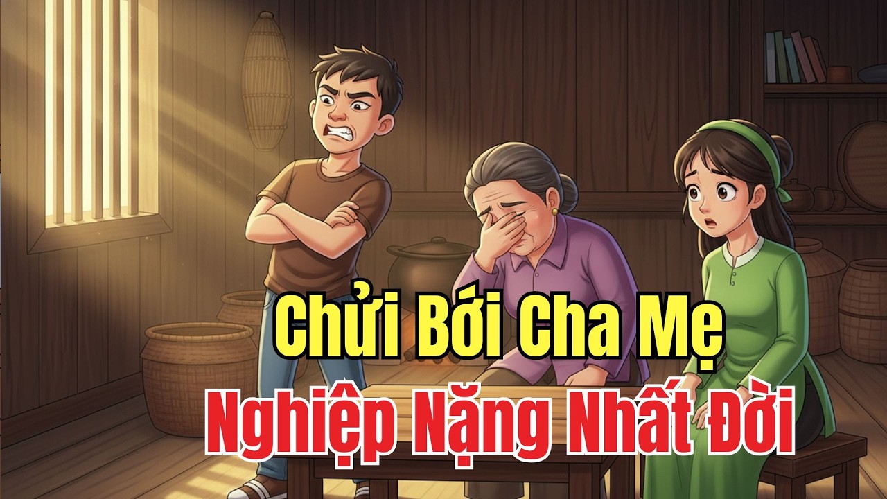 Chuyện Nhân Quả: Chửi Bới Cha Mẹ Nghèo Trước Mặt Bạn Bè Vì Sĩ Diện –Nhận Quả Báo Đau Đớn Cả Đời