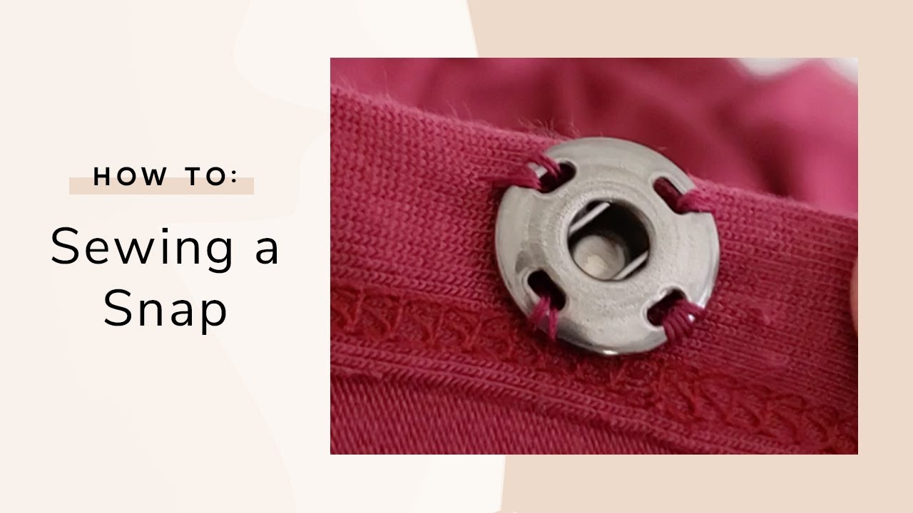 How to Sew a Snap