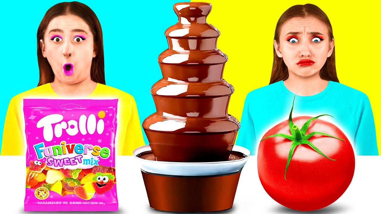 Défi De La Fontaine À Chocolat | Astuces de Cuisine Amusantes