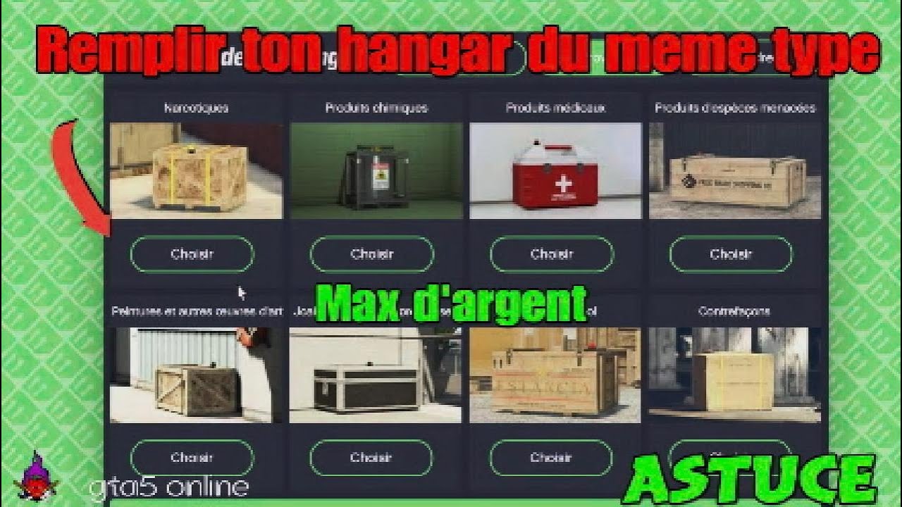 #ASTUCE ILLIMITÉE RÉAPPROVISSIONER LE HANGAR D