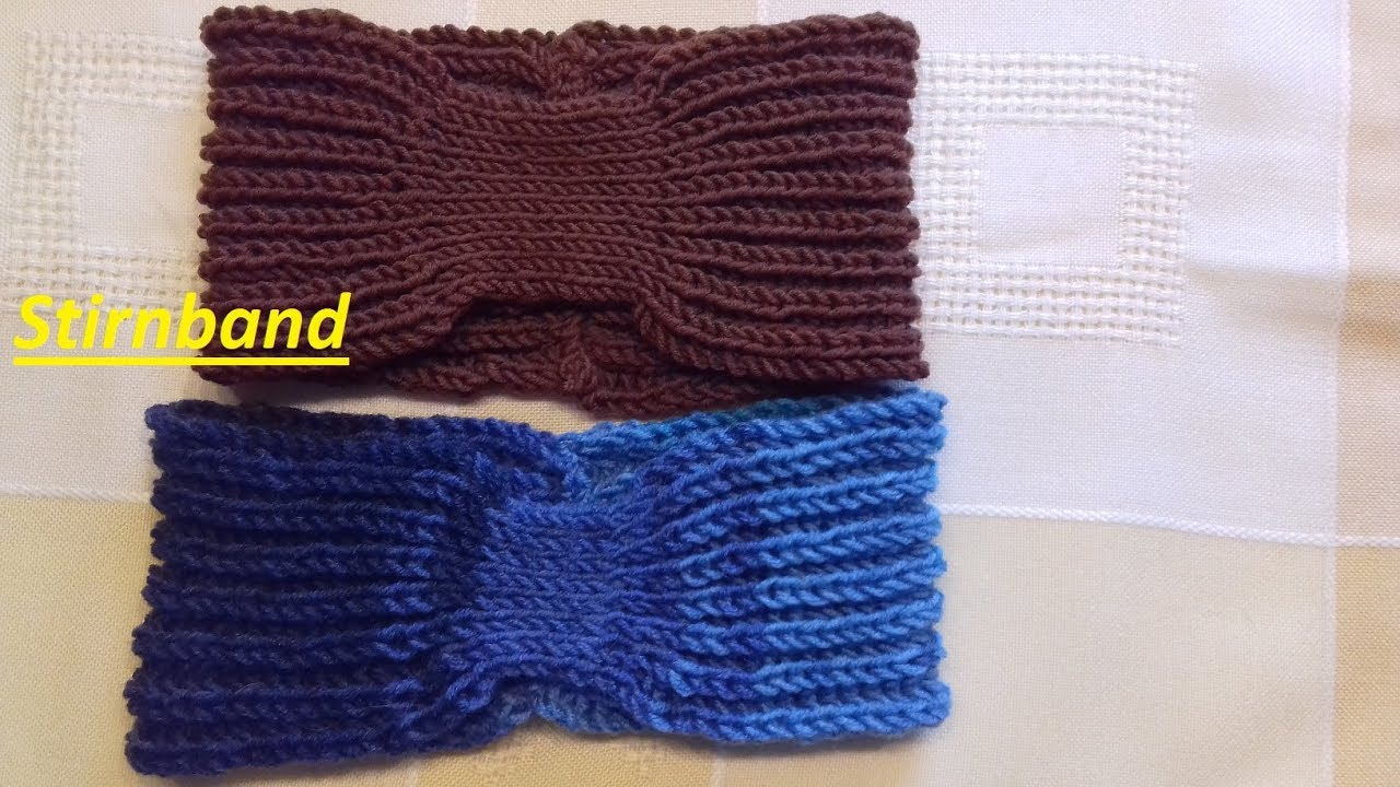 144** Stirnband stricken auch für Anfänger**Tutorial