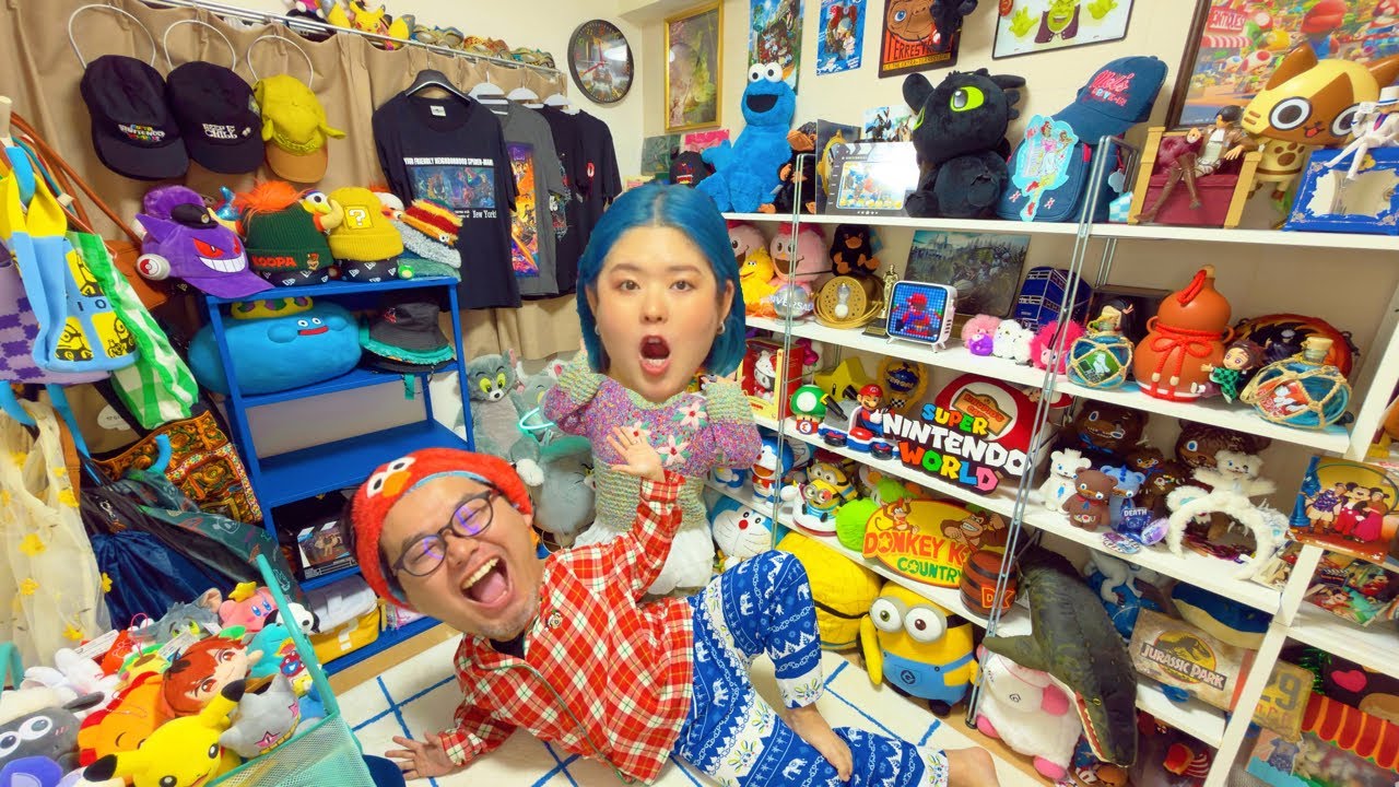 【USJガチ勢のルームツアー】憧れだったテーマパーク部屋が完成したから見て〜