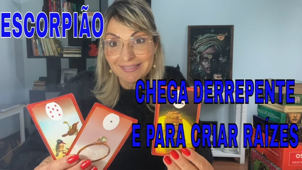 ESCORPIÃO ♏️ CHEGA DERREPENTE E PARA CRIAR RAIZES!