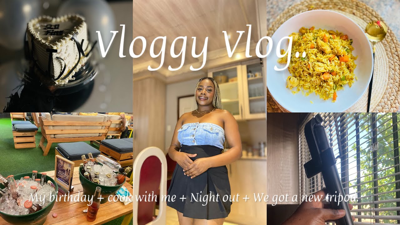 Vloggy Vlog: My birthday | Cook with me | Night Out | We got a new tripod & More.