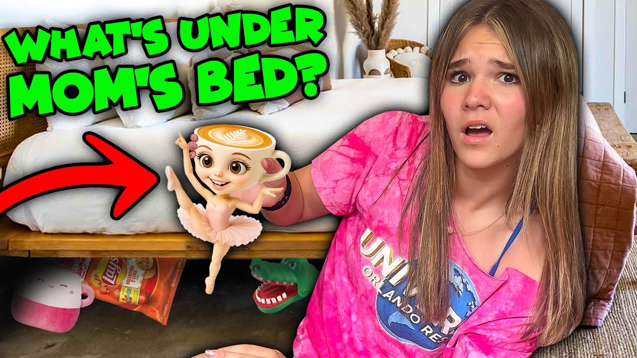 What's Under Her Bed?? Ballerina Cappuccina????