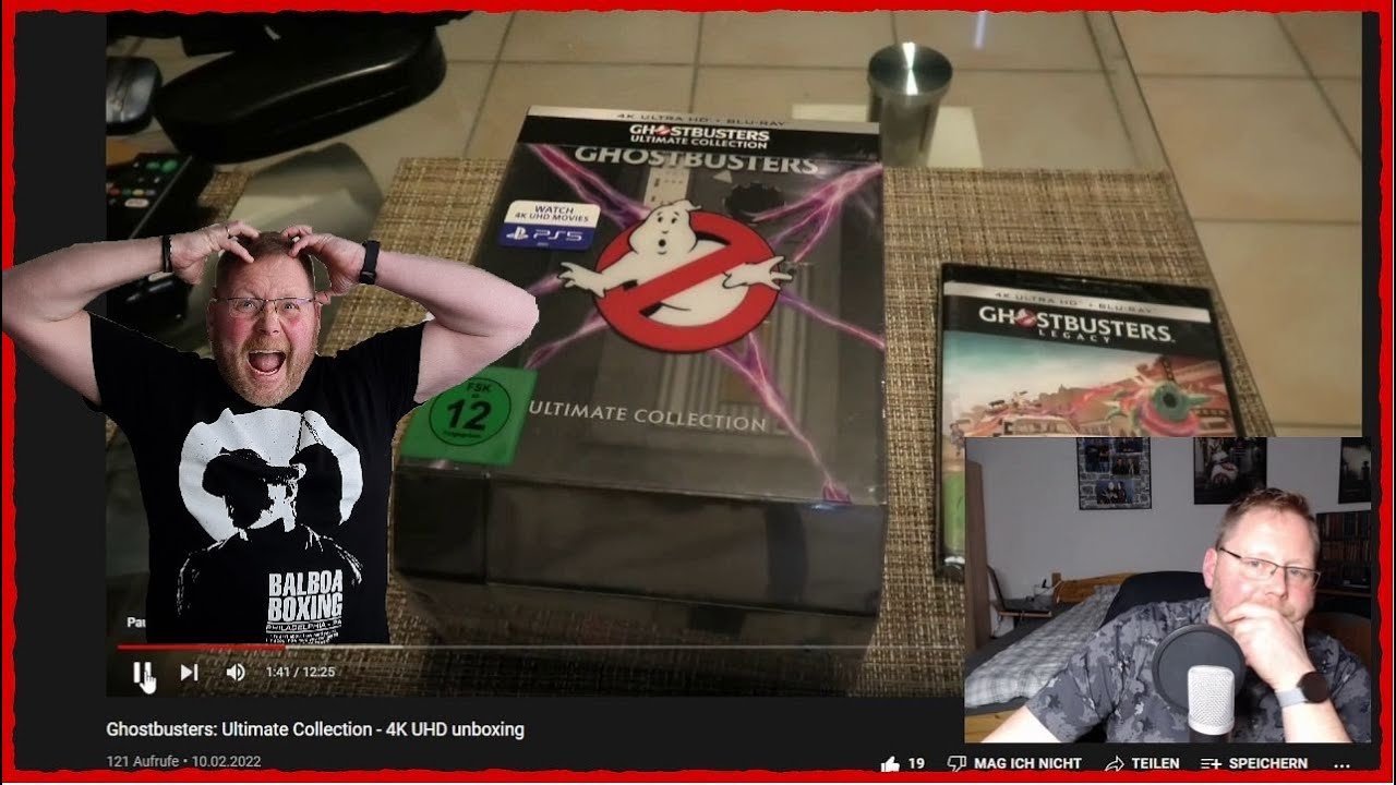 ⚠️FINGER WEG!! Ich reagiere auf Andys Kino Block - Ghostbusters Ultimate Collection 4K - Kritik