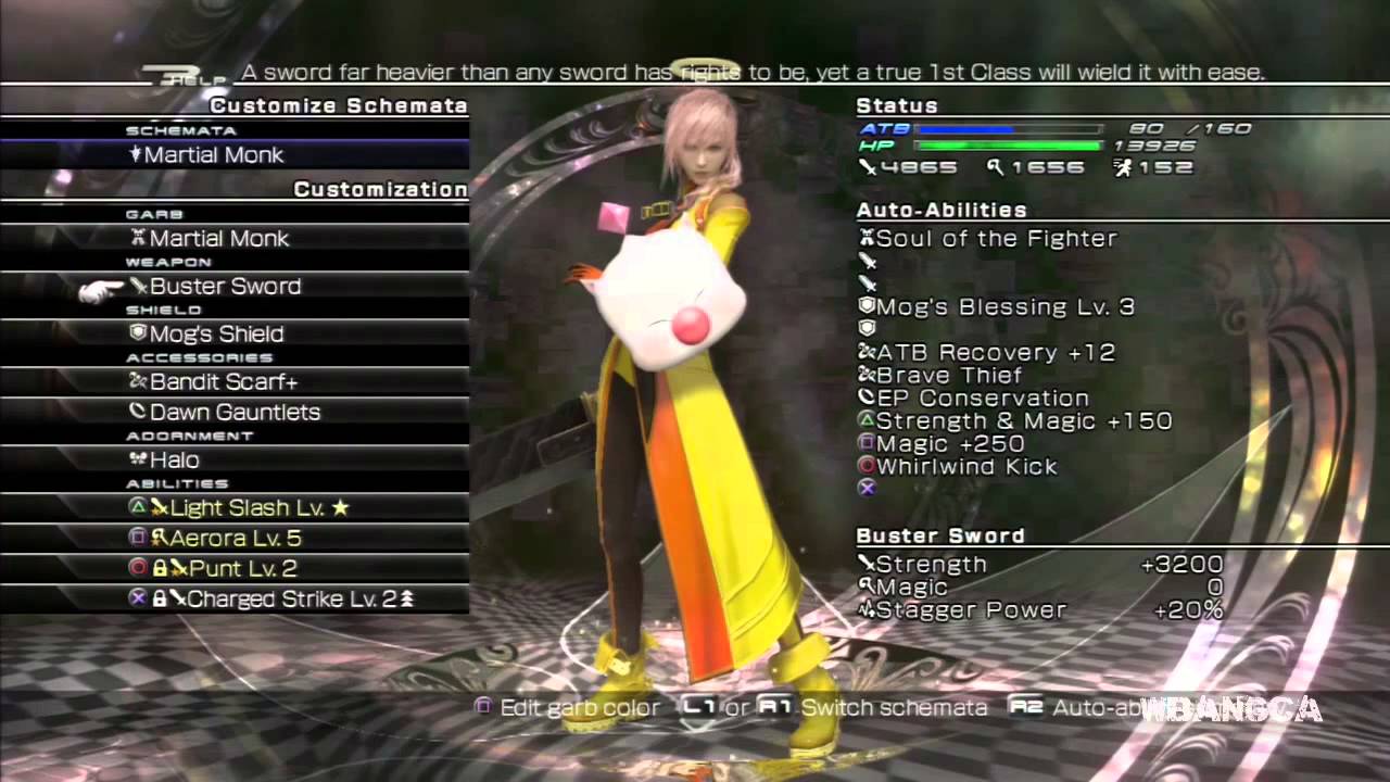 Lightning Returns: Final Fantasy XIII — окончательная настройка