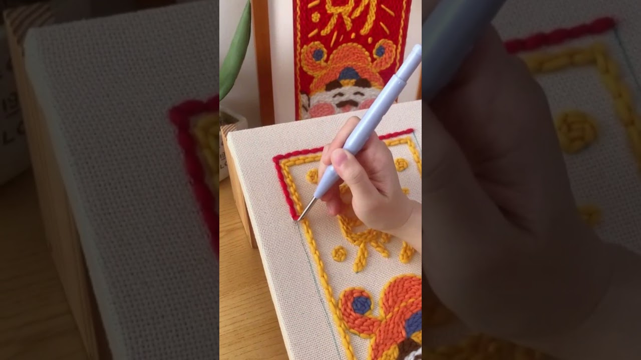 DIY刺绣【embroidery】#中国#DIY#刺绣#embroidery