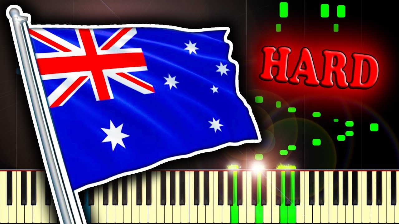 ADVANCE AUSTRALIA FAIR - AUSTRALIAN NATIONAL ANTHEM - Piano Tutorial