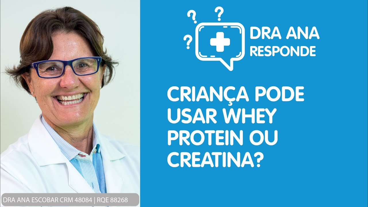 Crian&ccedil;a pode usar Whey Protein ou Creatina?
