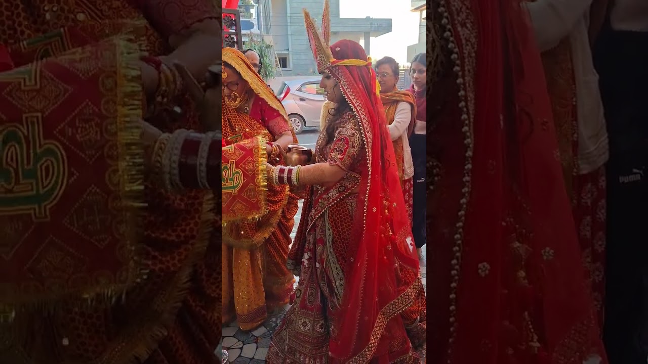 सहेली के लड़के की बारात में बरात आने के बाद नोलाll पूजन कार्यक्रम