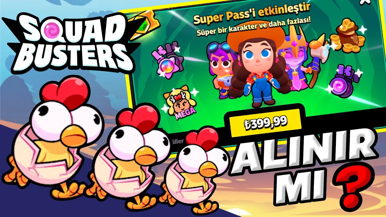 SQUAD BUSTERS Süper Pass Alınır mı ? Pass Ödüllerini Beğendiniz mi?