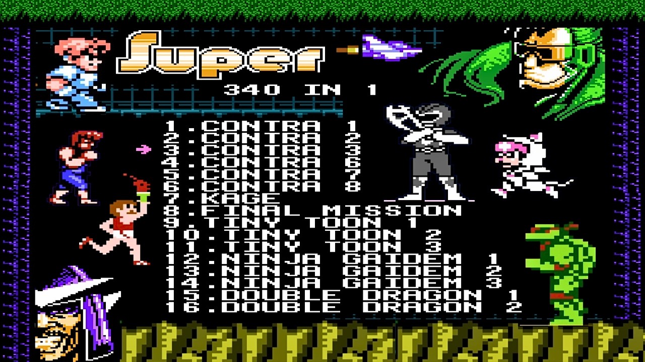 NES 340 in 1 Portable Console : Best Retro Games in One Device