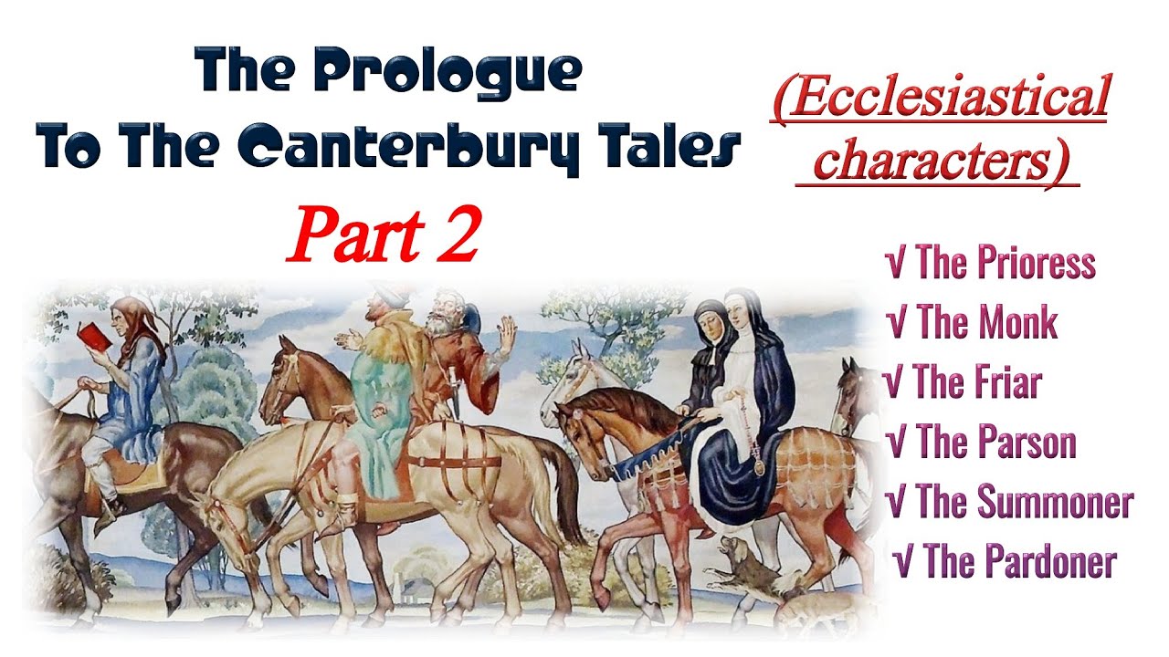 Ecclesiastical Characters in The Prologue to Canterbury tales in urdu/hindi|Lecture Lore| analysis