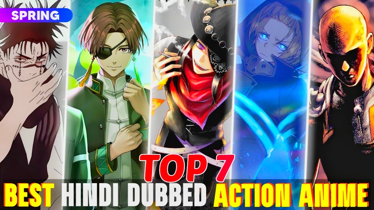 Top 10 New Hindi Dubbed Anime Of Spring 2025🔥😱 | Crunchyroll Hindi Dubbed Anime
