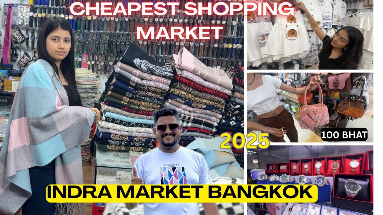 [BANGKOK] Indra Square Shoping Mall || clothes, Watch, bags | Indian Shopping Mall | vlog 7 part 1