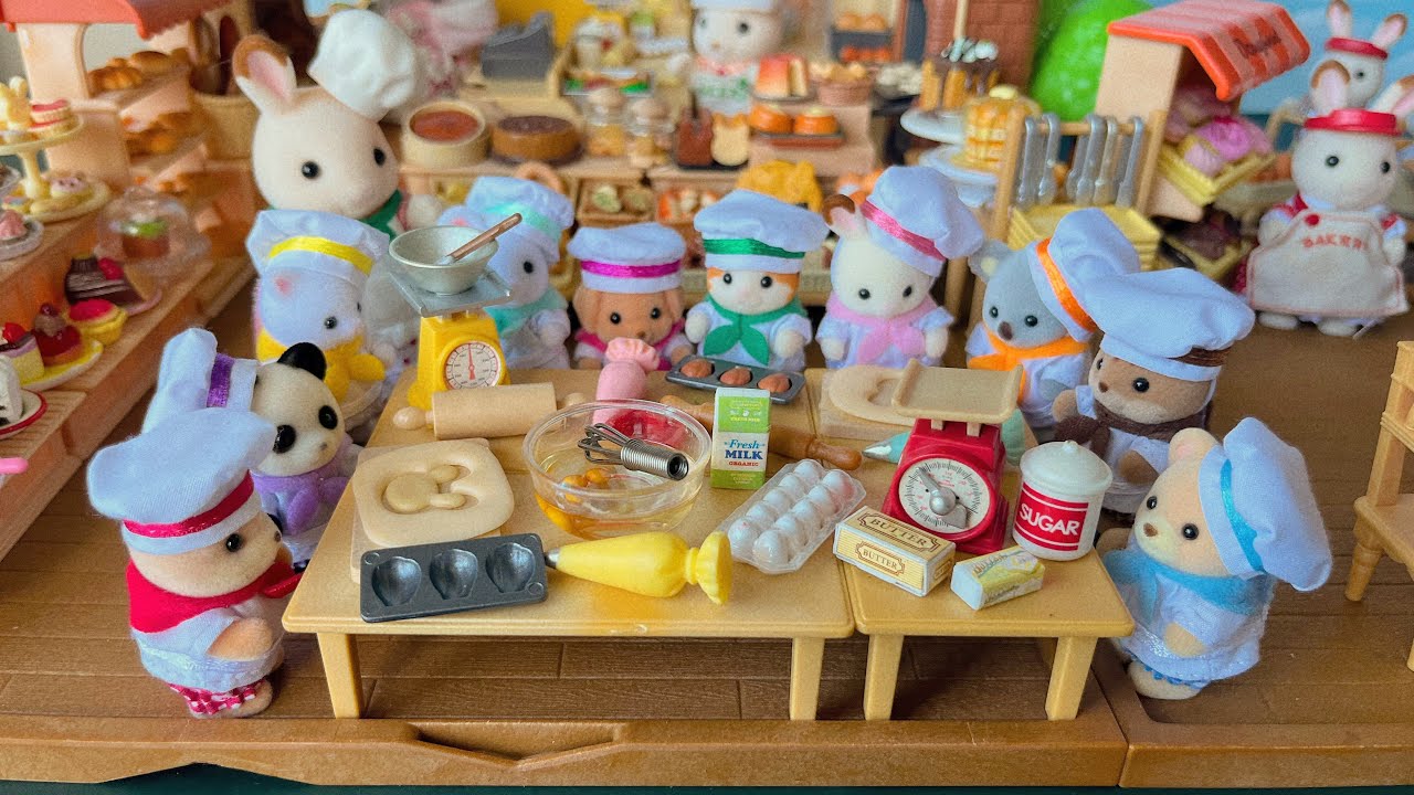 Watermill Bakery set up & tour 🥖🥐🥯🍞 (Sylvanian Families)