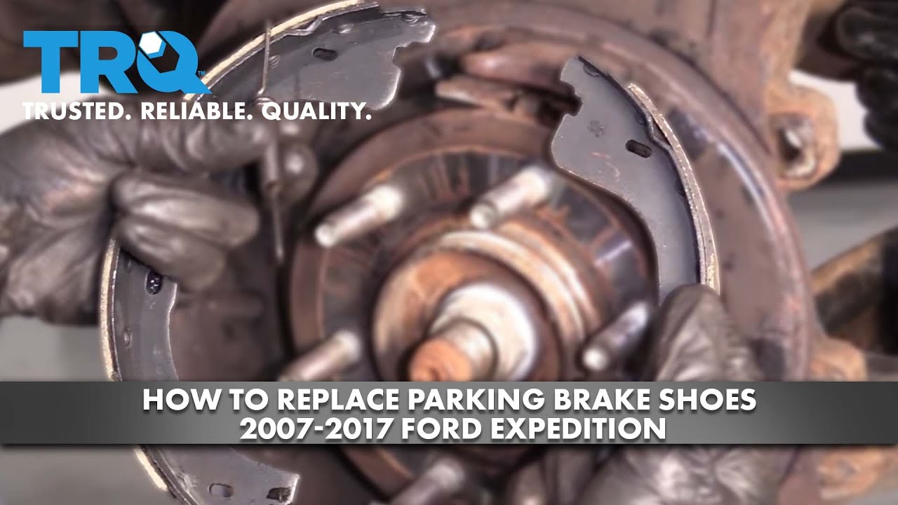 How to Replace Parking Brake Shoes 2007-2017 Ford Expedition