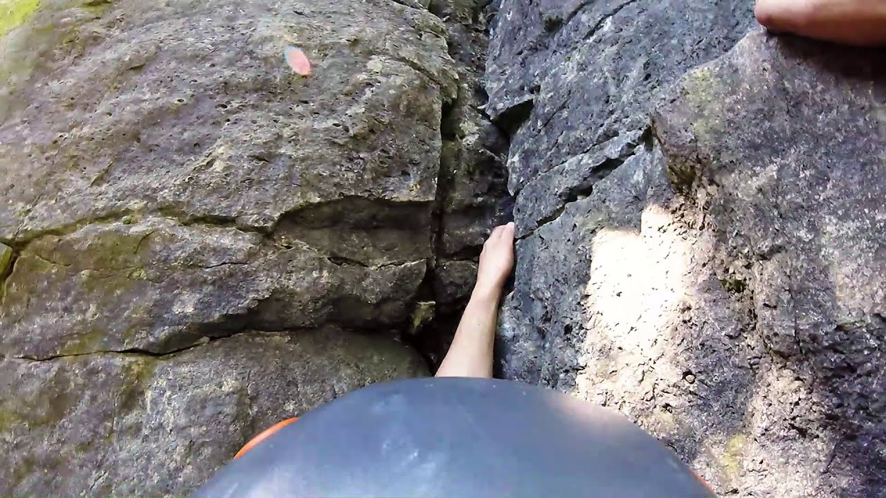 My first trad climbing at Devil's Glen