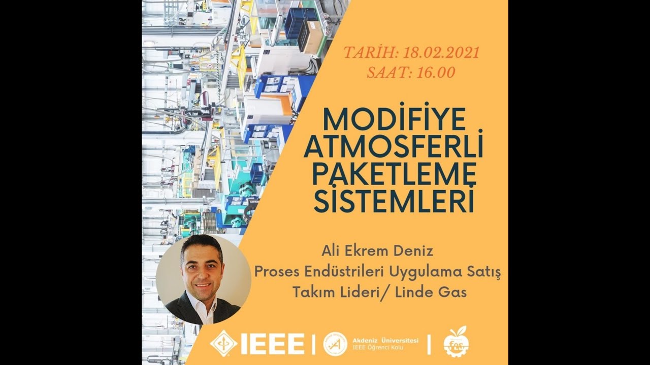 Modifiye Atmosferli Paketleme Sistemleri - Ali Ekrem Deniz