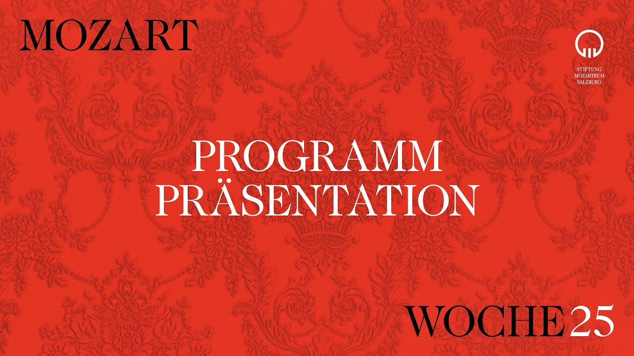 Programmpr&auml;sentation der Mozartwoche 2025 mit Rolando Villaz&oacute;n