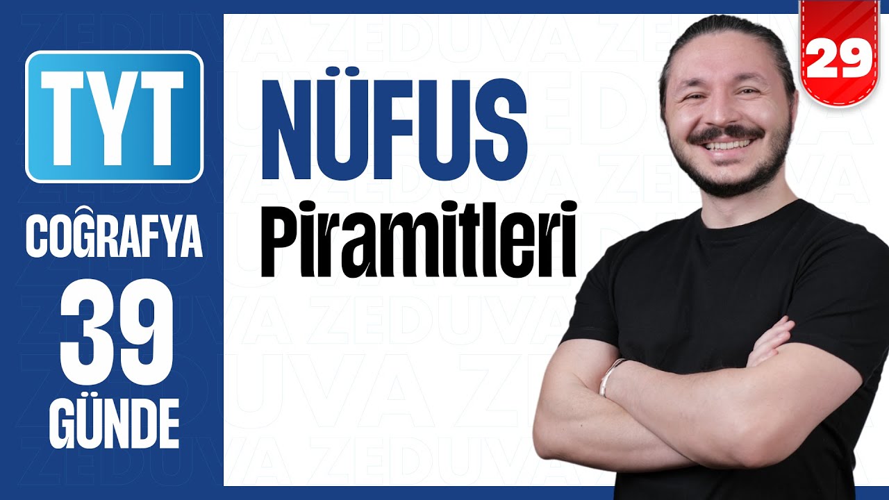 Nüfus piramitleri konu + soru | 39 GÜNDE AYRINTILI TYT COĞRAFYA KAMPI 2026 | 29