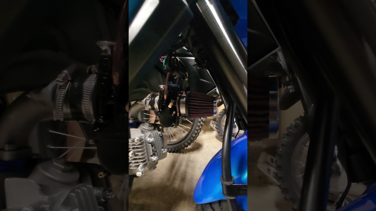 PWK power jet 26mm installed with K&N filter