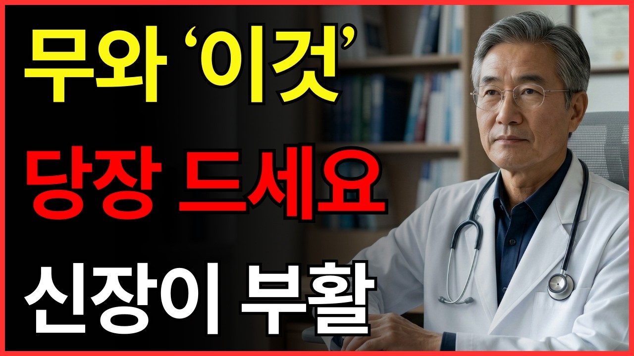 무와 ‘이것’을 함께 드세요! 신장이 살아나고 흰머리가 다시 검어집니다 | 노년 건강 비결