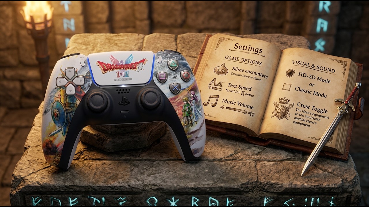 Dragon Quest I & II HD-2D Remake · PS5 · Settings