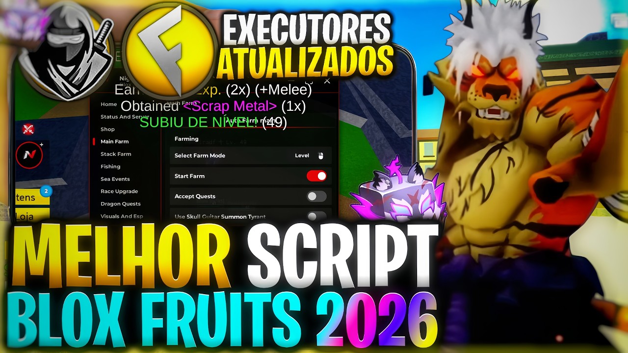 ✅DELTA ATUALIZADO!🥚MELHOR SCRIPT Blox Fruits CELULAR (LINK DIRETO) + Executor ROBLOX MOBILE SEM KEY