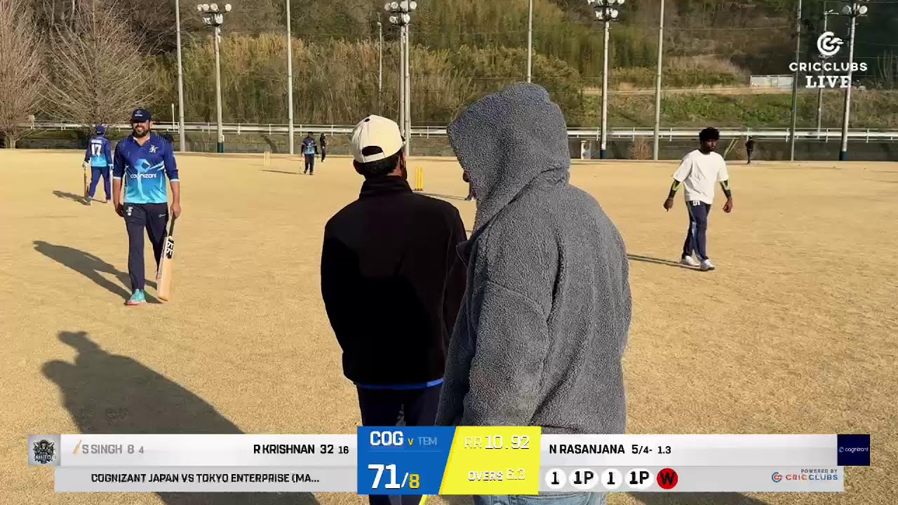 State Bank of India Cup 2026 - Cognizant Japan Vs Tokyo Enterprise (Maverick CC)