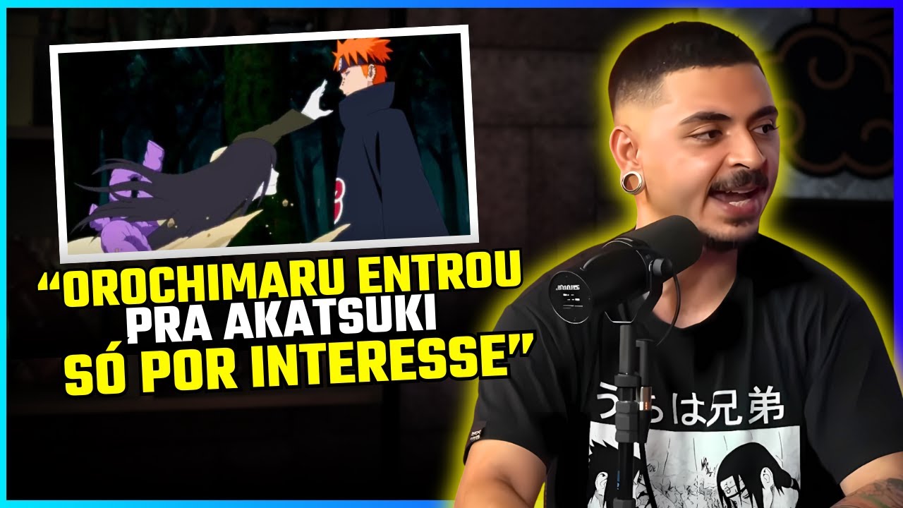 Orochimaru entrou pra akatsuki só por interesse?