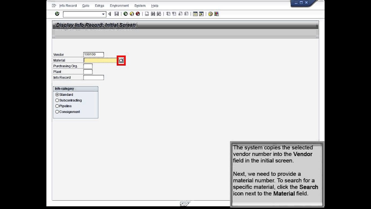 Demo 4.3 Review Purchasing Info Record and Conditions