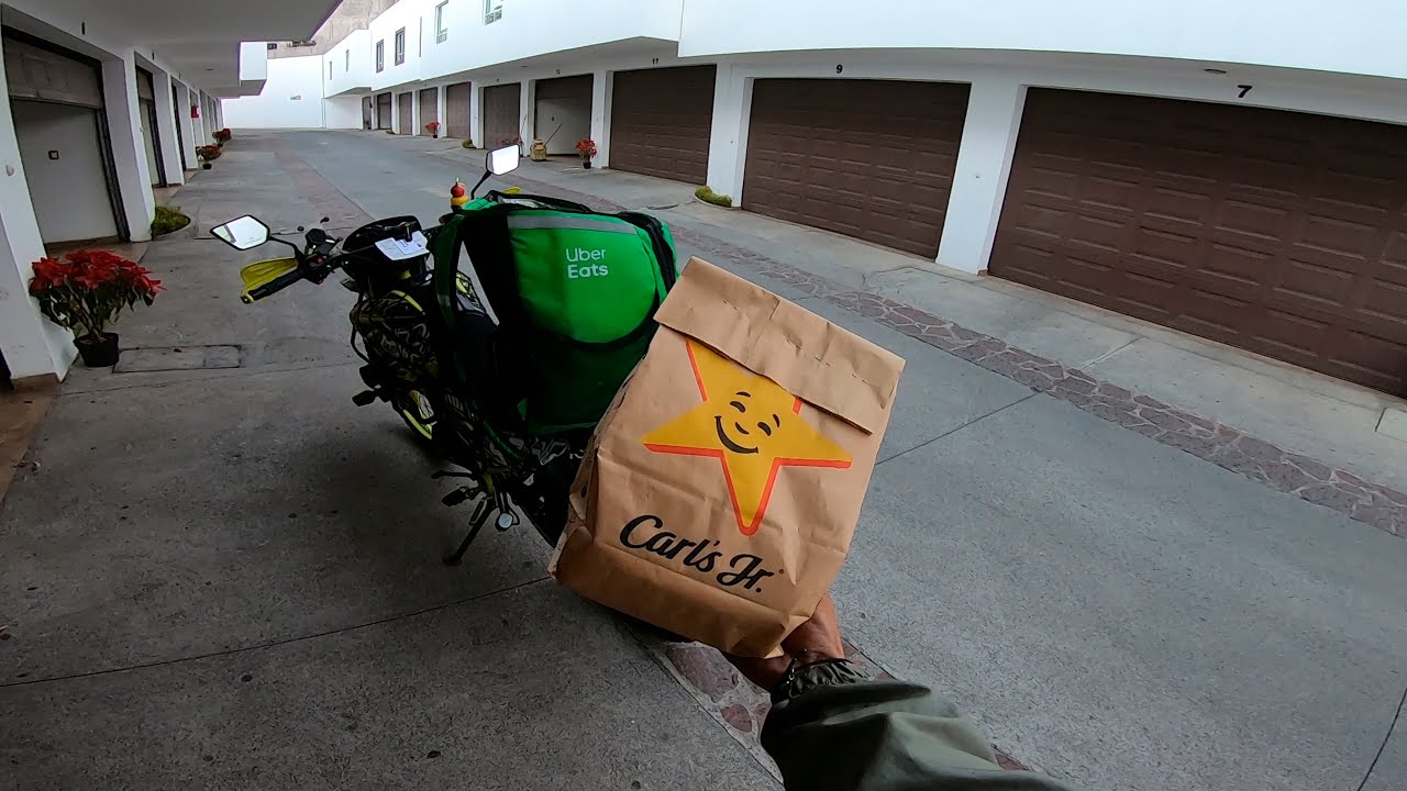 ENTREGO PEDIDO DE UBER EATS EN UN MOTEL😏🍔🍟
