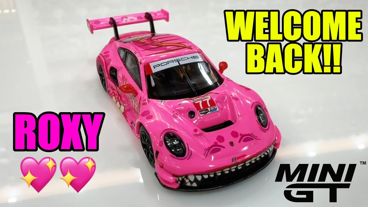 MINI GT 😍 BIG UPDATE❤️ ROXY'S BACK WITH A BANG🔥🔥 Porsche 911 GT3 R #77 AO Racing