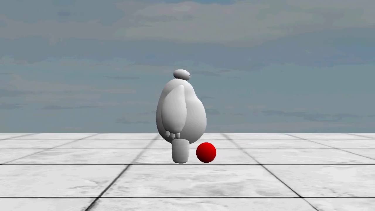 MAYA Baymax  3D Animation (10 Second)