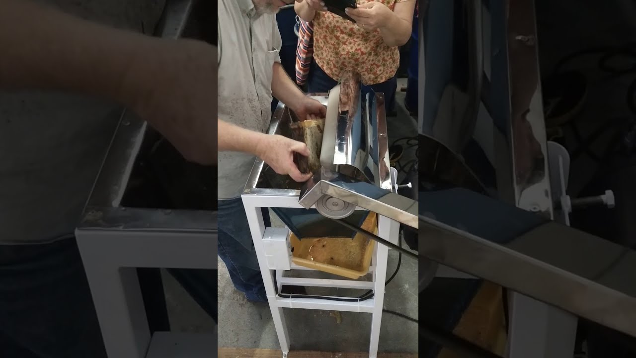 Desoperculadora elétrica para favos de mel de abelhas, apicultura