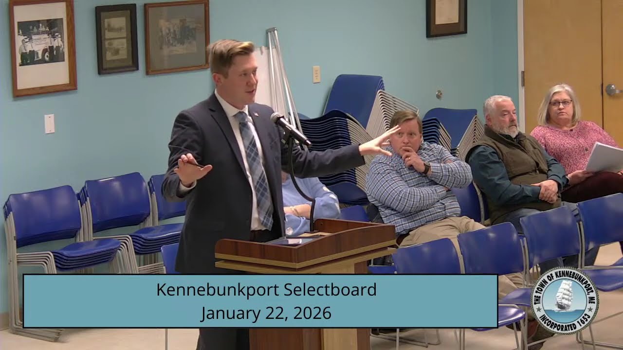 Kennebunkport  Select Board 01.22.2026