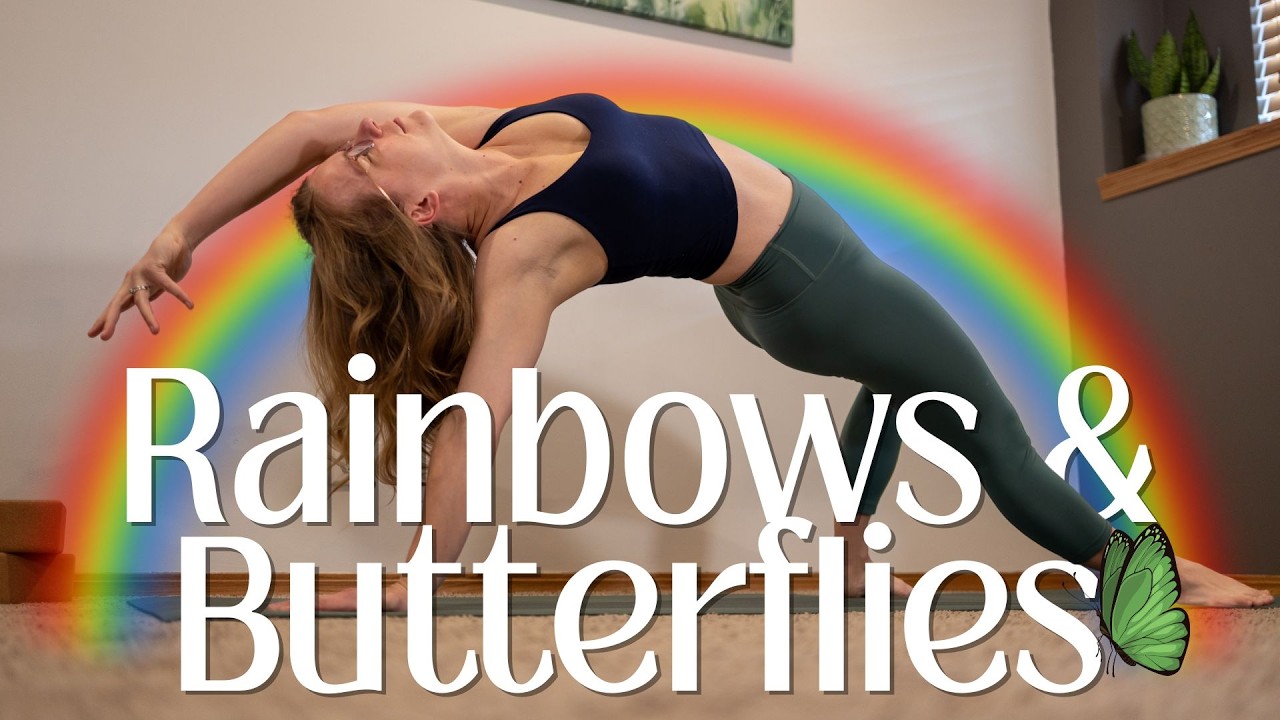 Rainbow & Butterflies | Fun Yoga Class