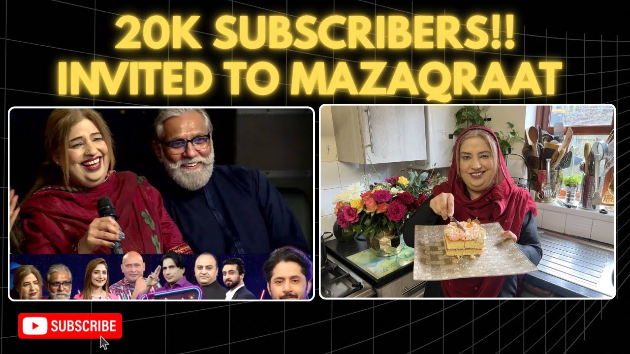 20K Subscribers!! | Special Invite To MazaqRaat Show | Gap Shap #viralvideo #reflexion #mazaqraat 