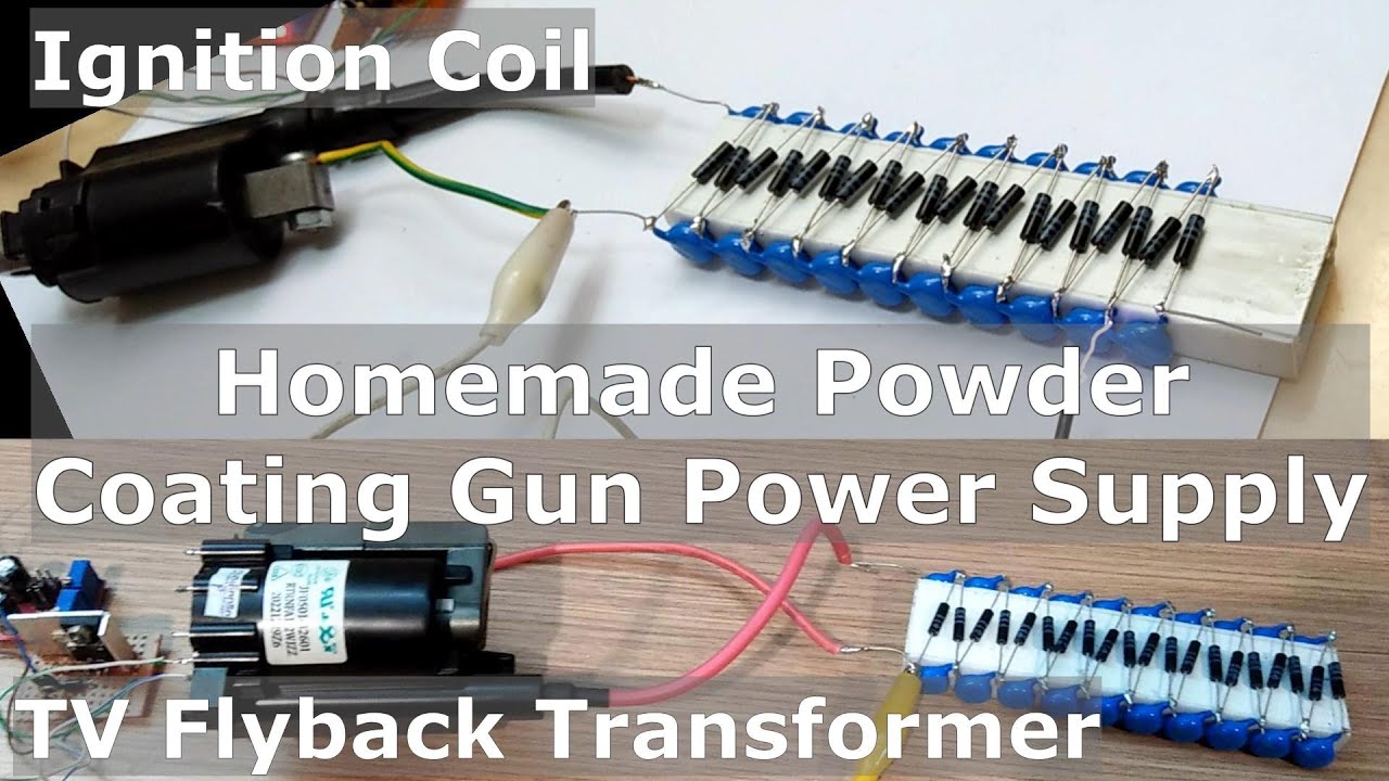 Powder Coating Gun Power Supply Ignition Coil and TV Flyback Transformer