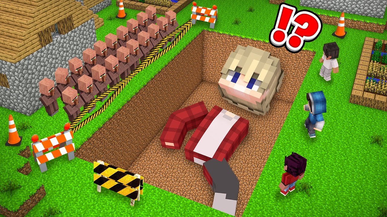Našli jsme POHŘBENÉ Obří Tělo Kevina v Minecraftu...