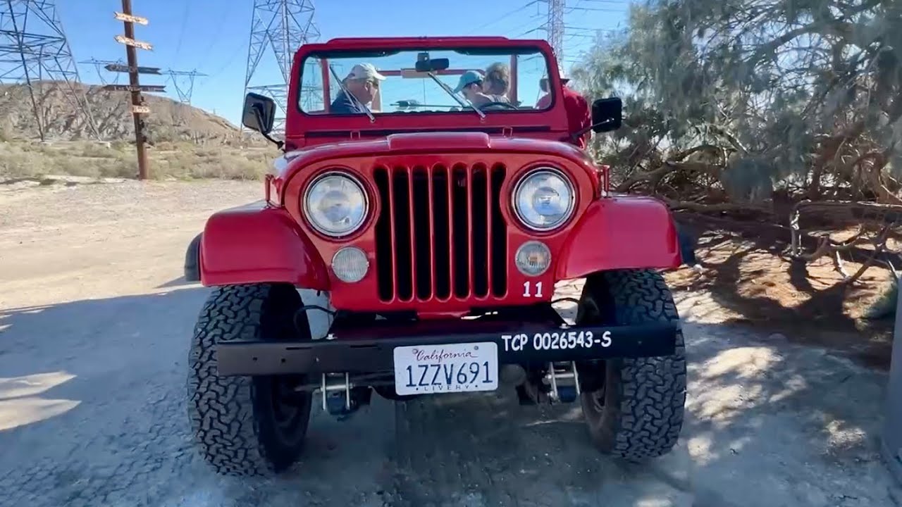Riding the San Andreas Fault with Red Jeep Tours in Indio, California 
