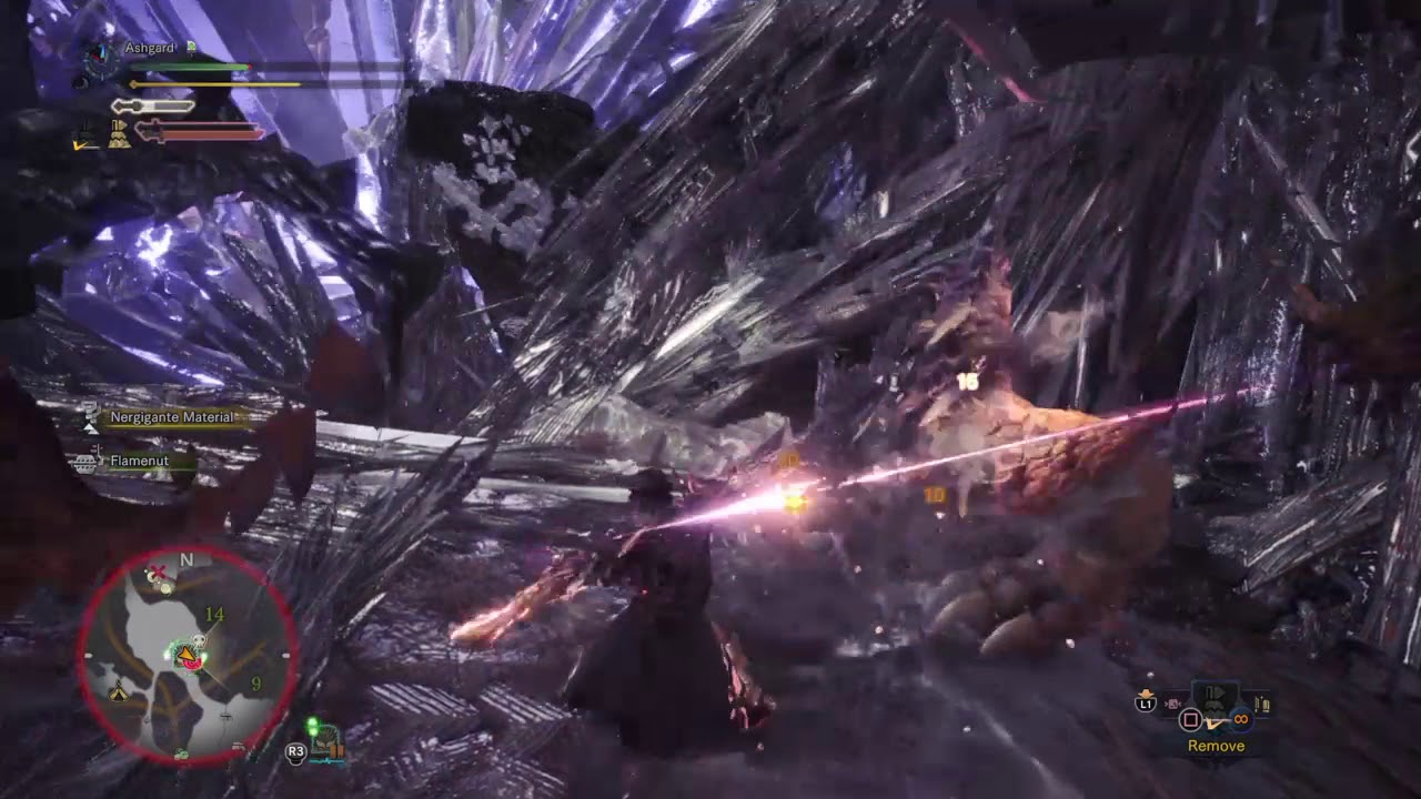 MHWorld - Nergigante - Dual Blades Solo - 1'45