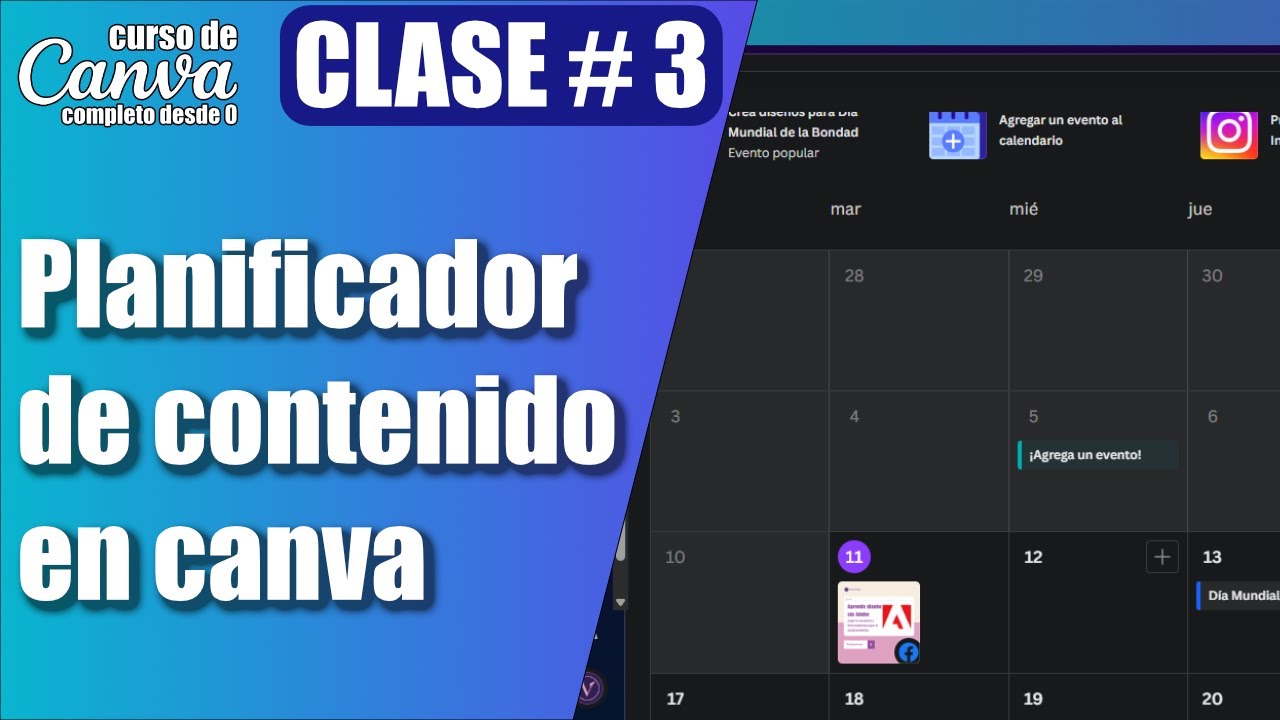 Cómo usar el PLANIFICADOR DE CONTENIDO en CANVA | Organiza tus publicaciones como un PRO