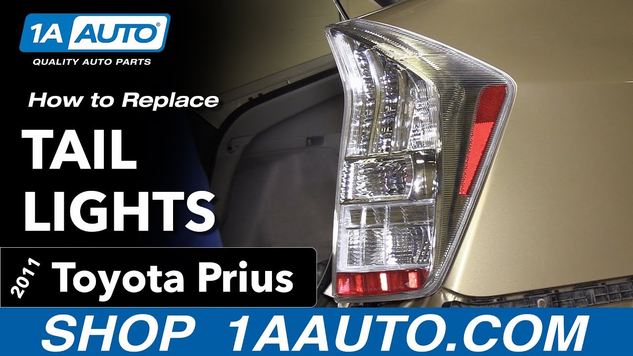 How to Replace Tail Lights 10-11 Toyota Prius